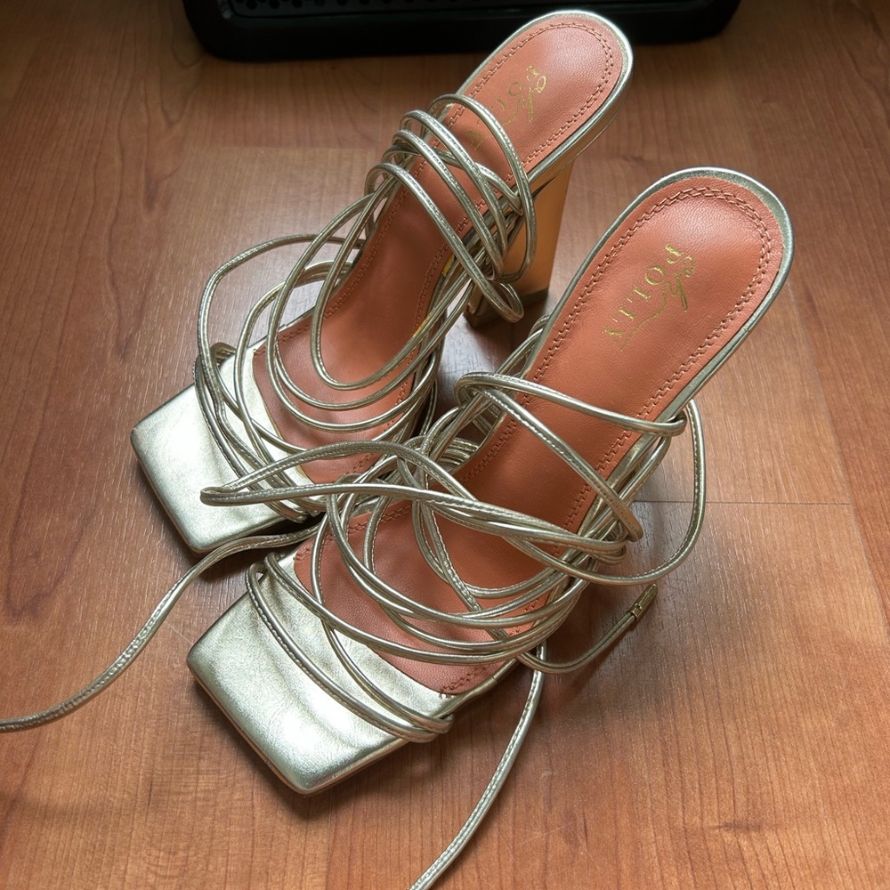 Oh Polly Tie up Heels